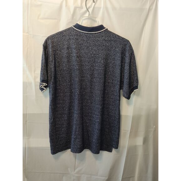 Dynasty Dallas Cowboys Blue Speckled Embroidered Logo Collared Polo Shirt - Picture 7 of 7